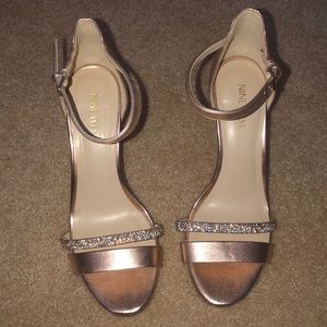 Rose gold heels